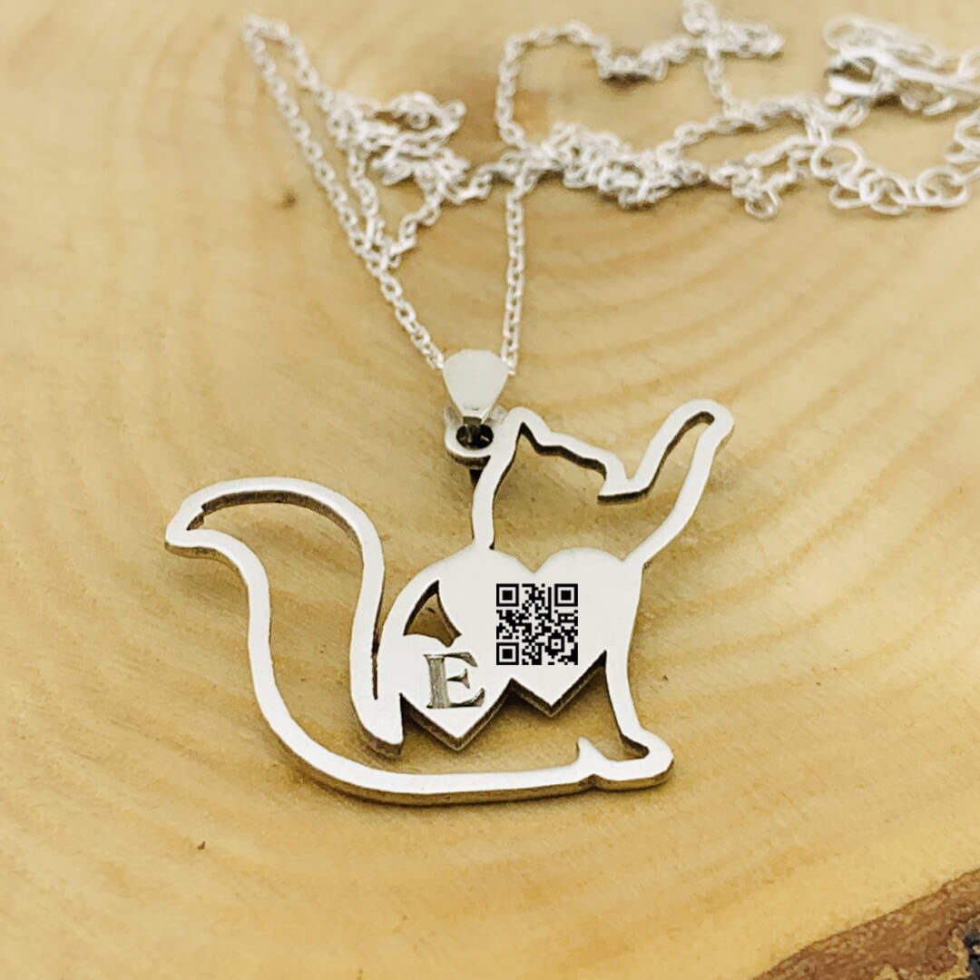 CAT SILVER NECKLACE 1