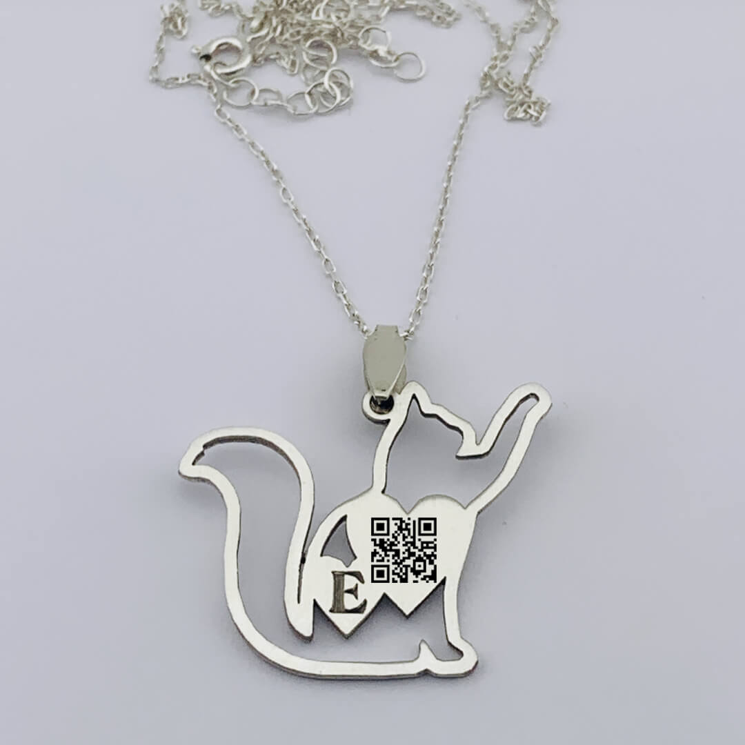 CAT SILVER NECKLACE 1