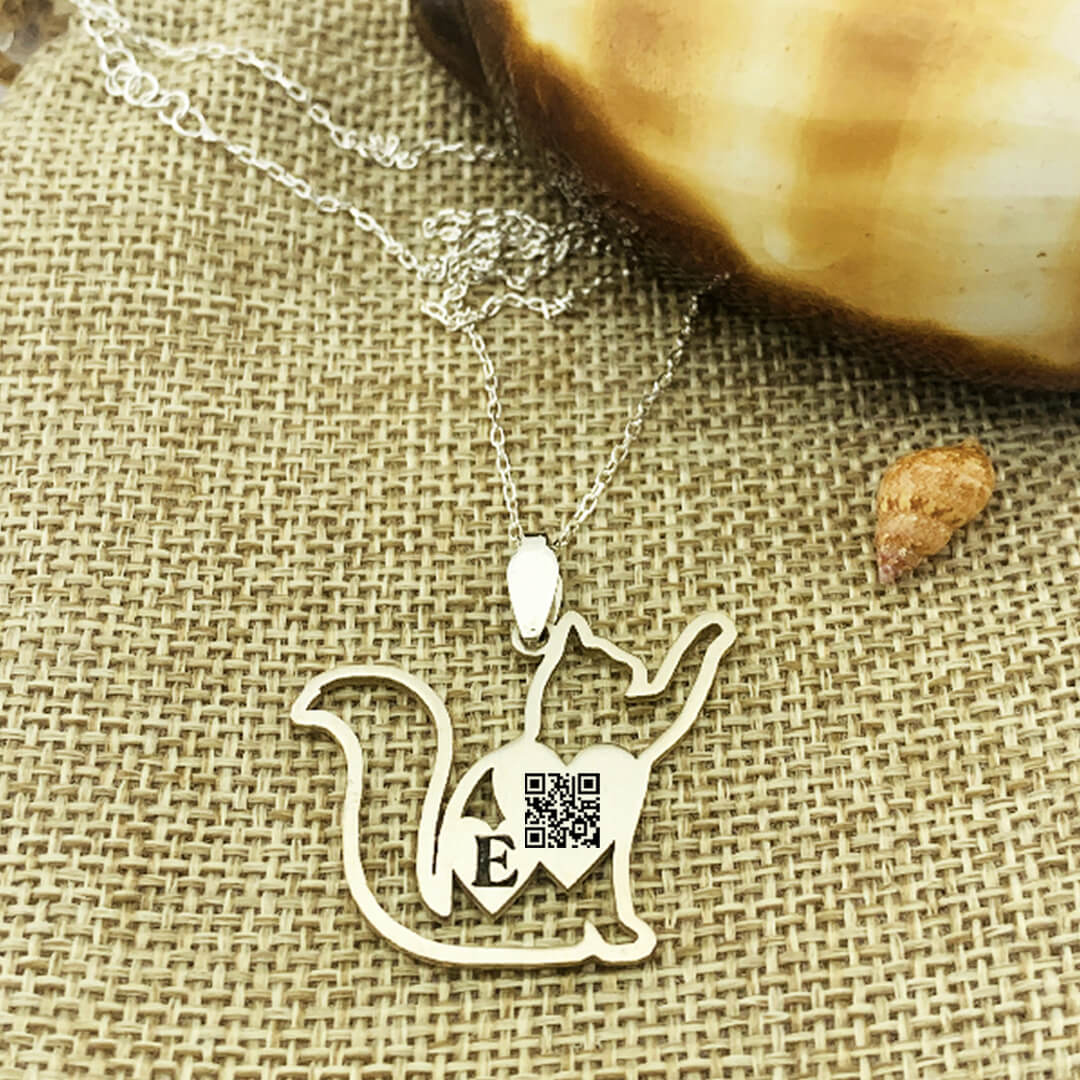 CAT SILVER NECKLACE 1