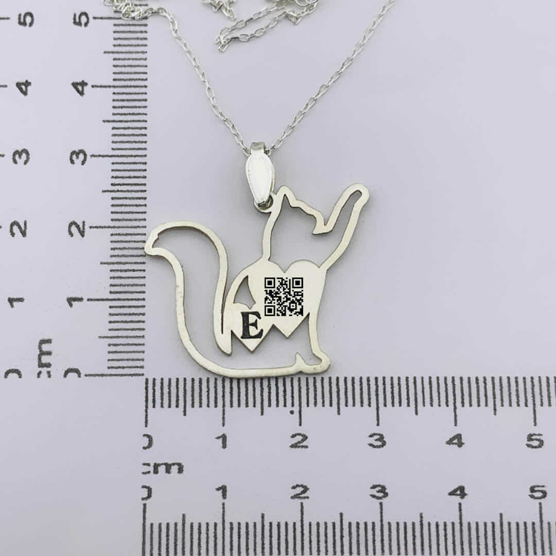CAT SILVER NECKLACE 1