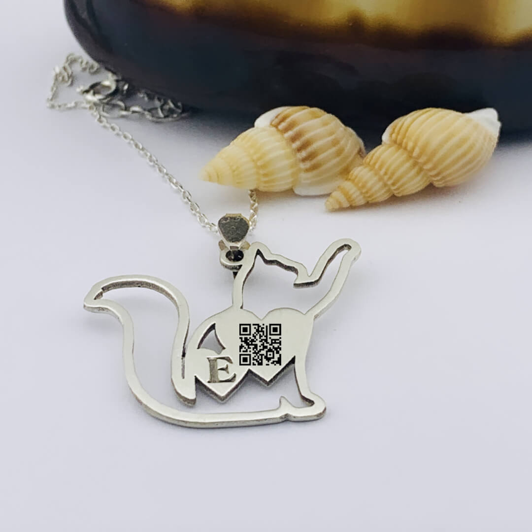 CAT SILVER NECKLACE 1