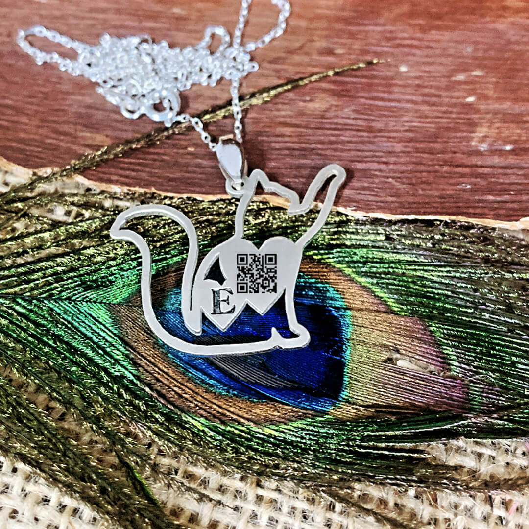 CAT SILVER NECKLACE 1