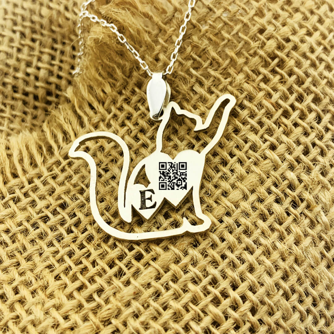 CAT SILVER NECKLACE 1