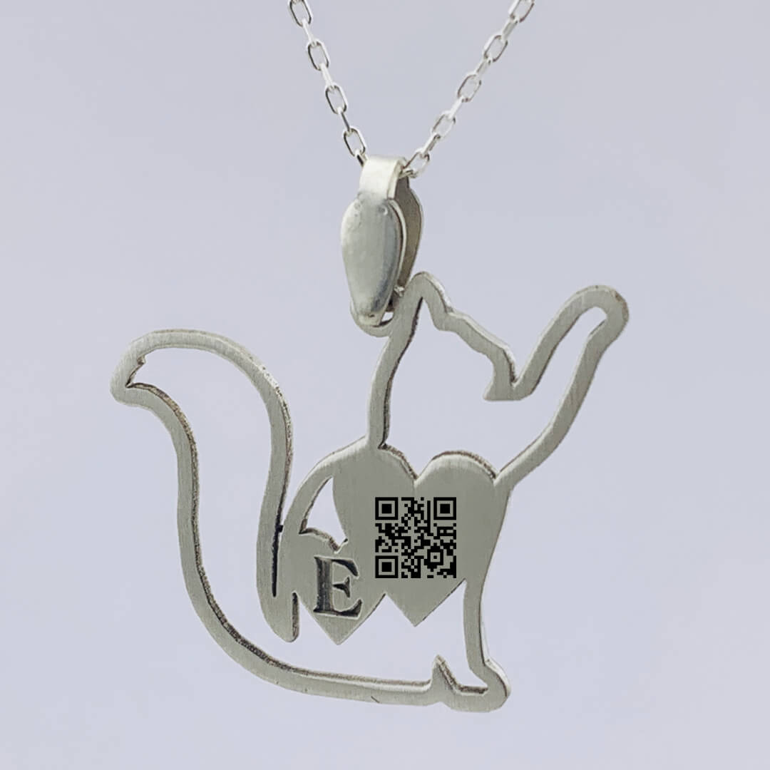 CAT SILVER NECKLACE 1