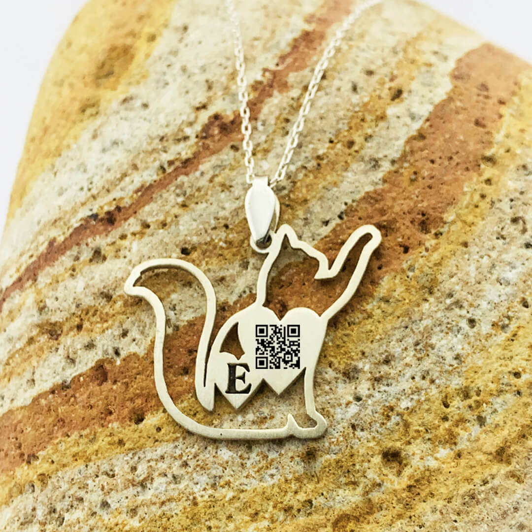 CAT SILVER NECKLACE 1