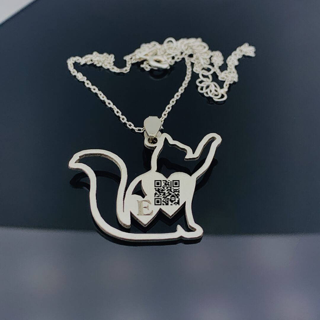CAT SILVER NECKLACE 1