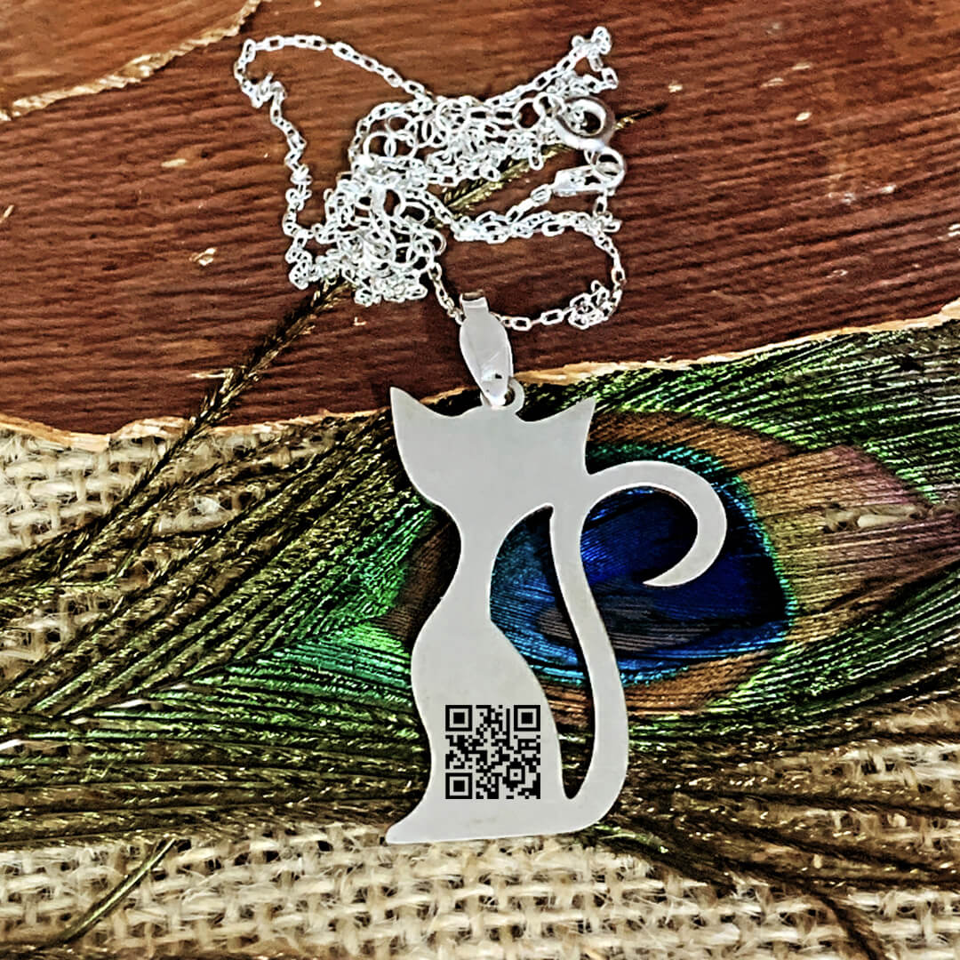 CAT SILVER NECKLACE 2