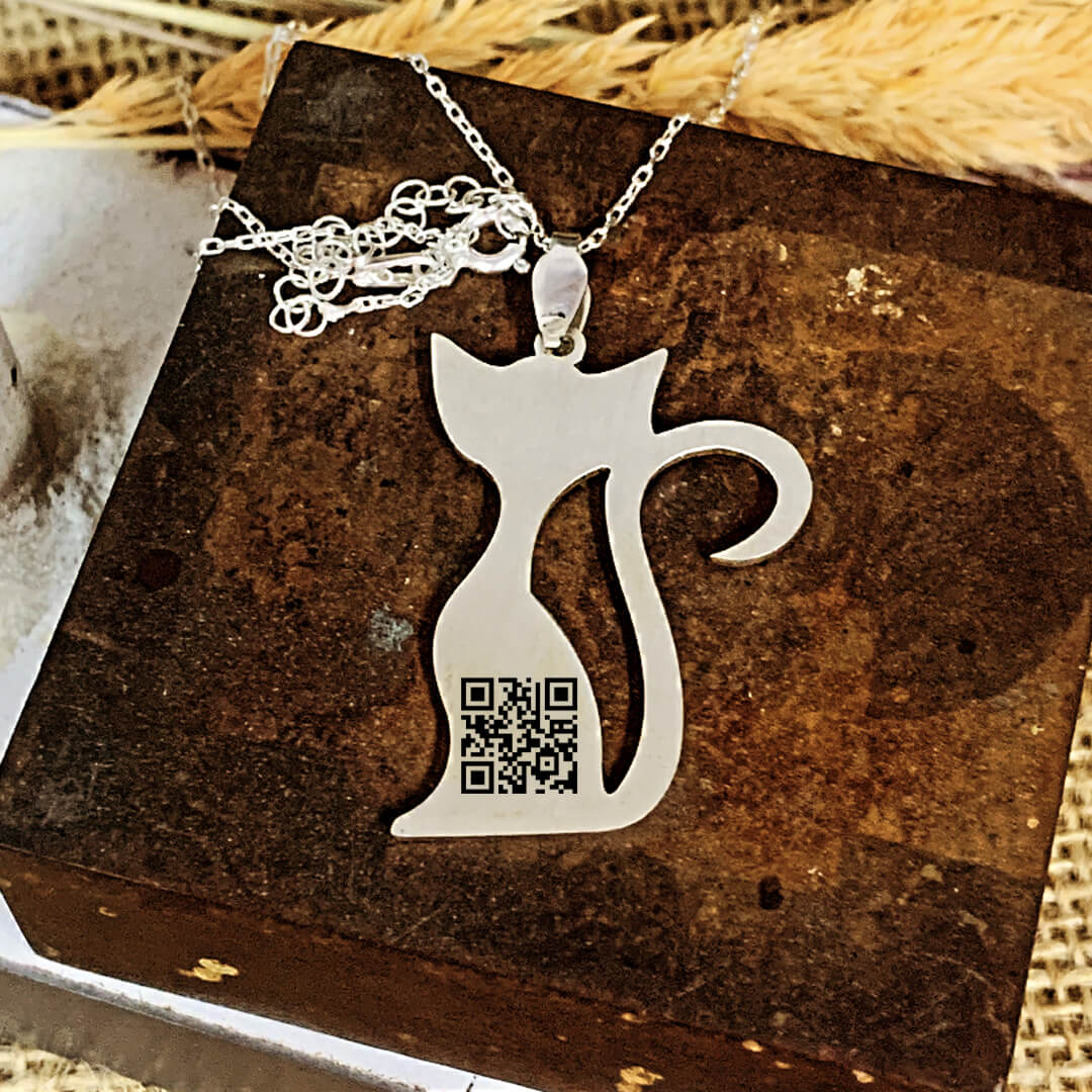 CAT SILVER NECKLACE 2