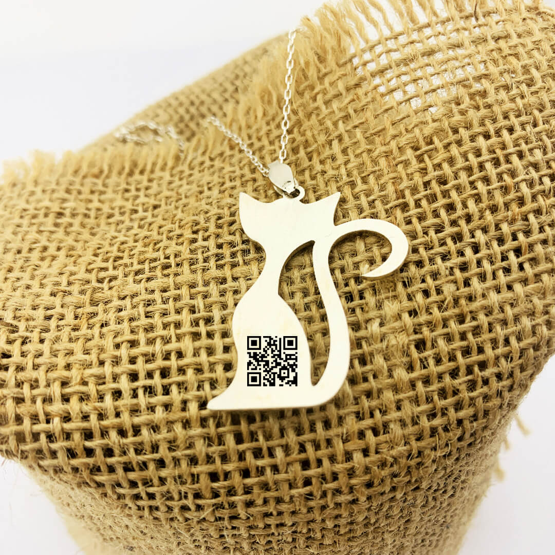 CAT SILVER NECKLACE 2