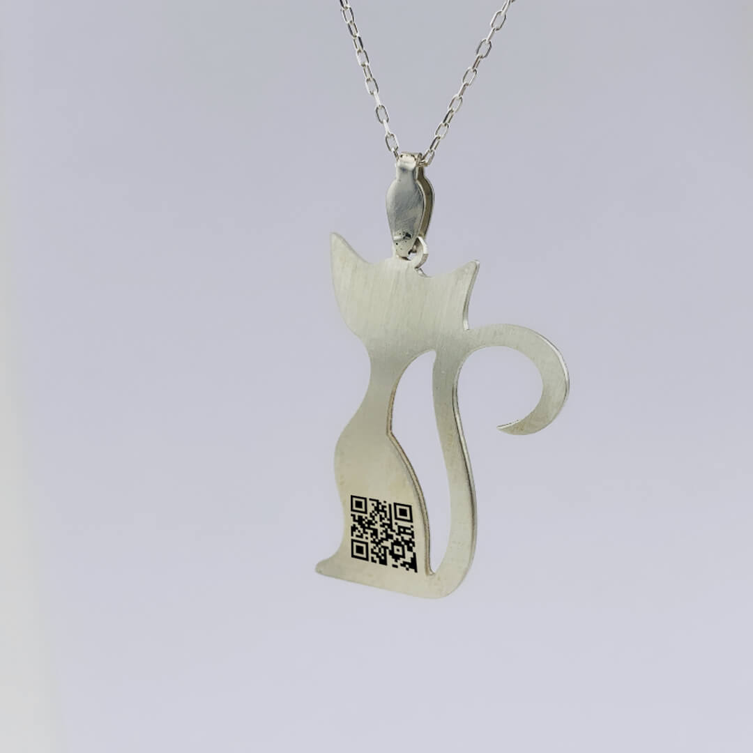 CAT SILVER NECKLACE 2