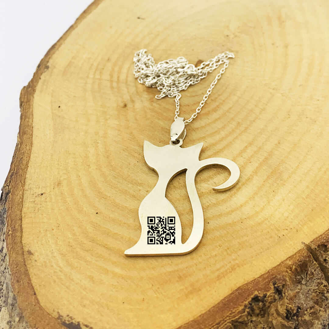 CAT SILVER NECKLACE 2