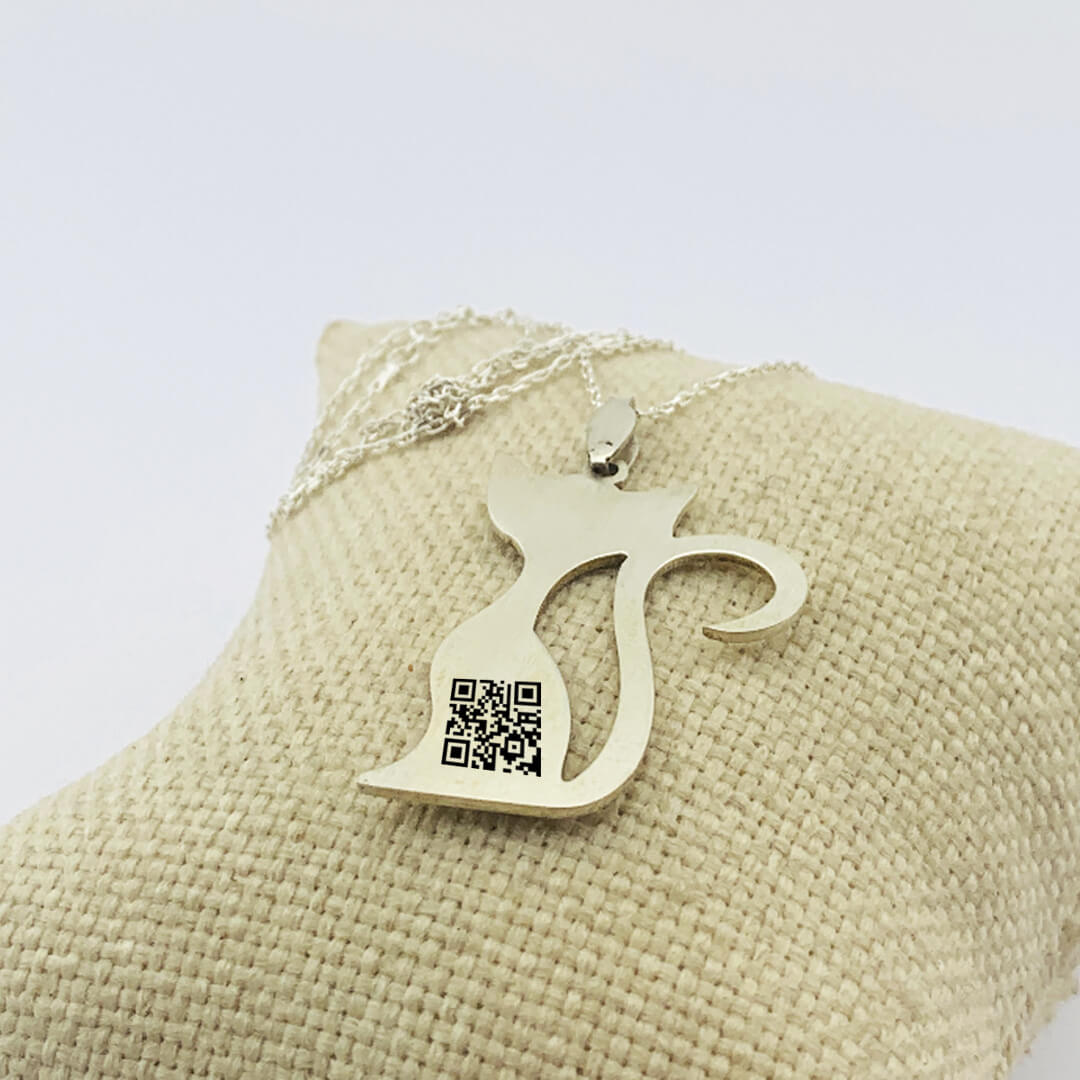 CAT SILVER NECKLACE 2