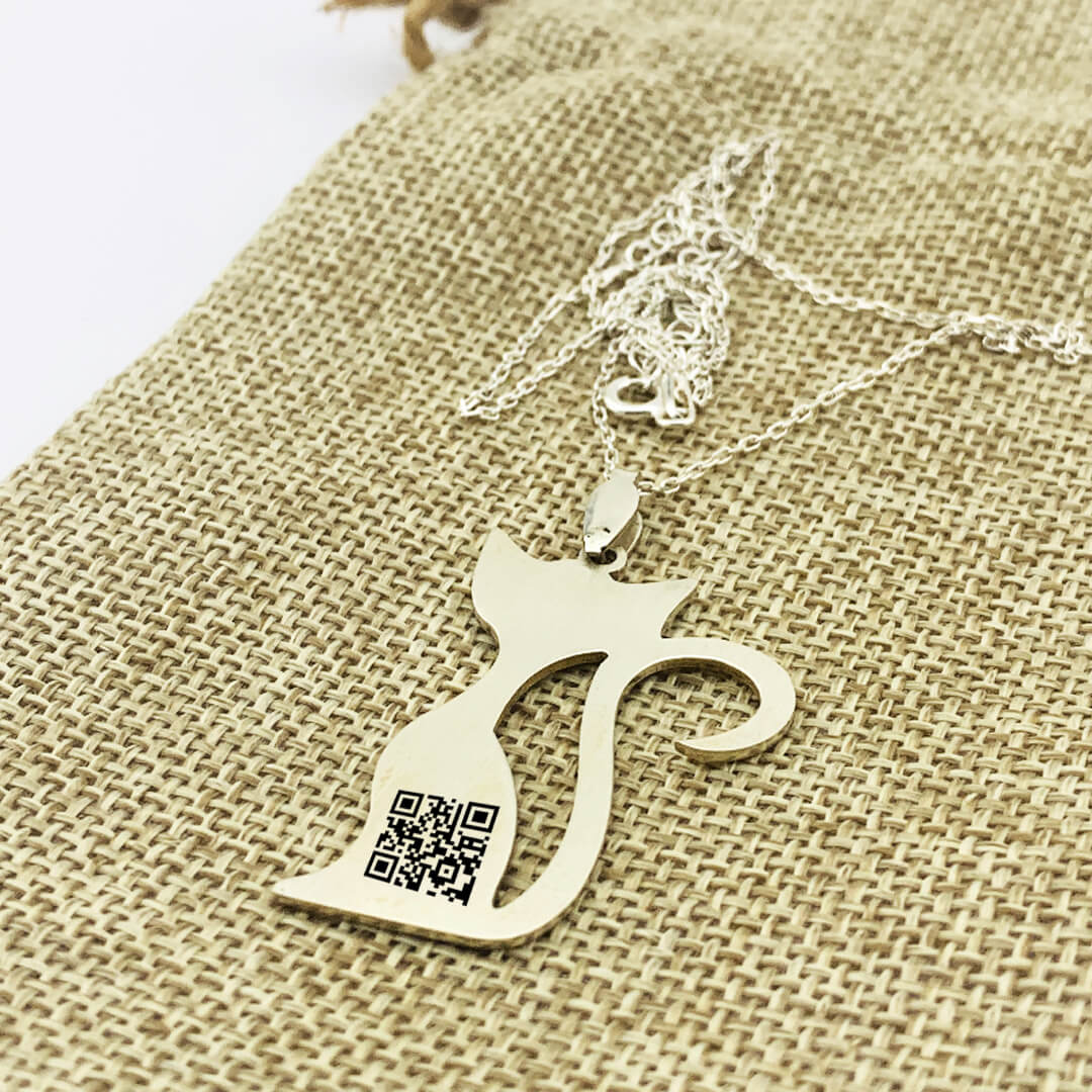 CAT SILVER NECKLACE 2