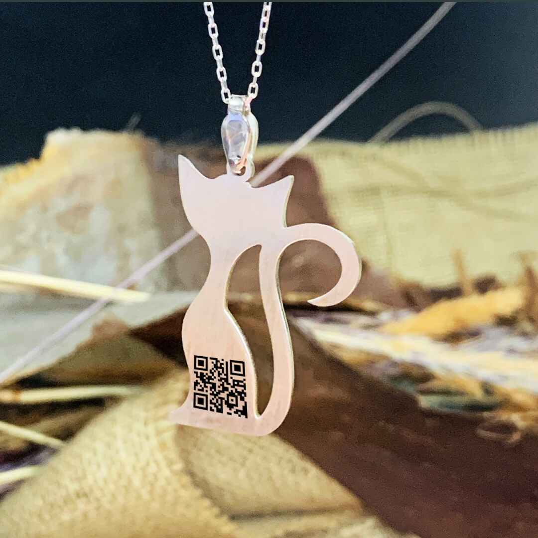 CAT SILVER NECKLACE 2