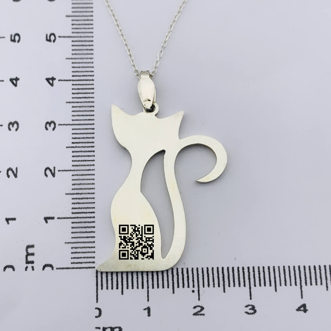 CAT SILVER NECKLACE 2