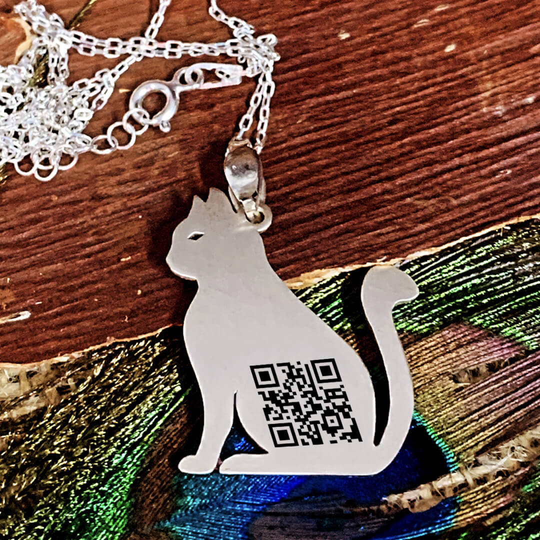 CAT SILVER NECKLACE 3
