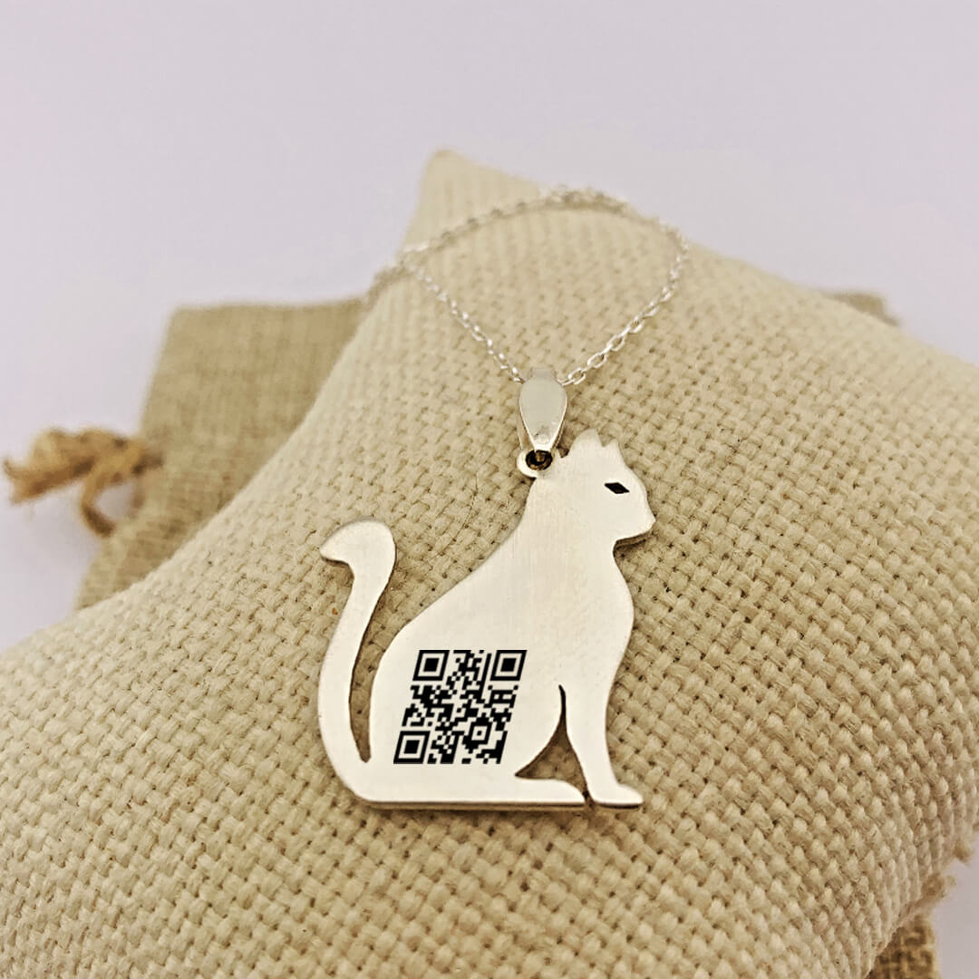 CAT SILVER NECKLACE 3