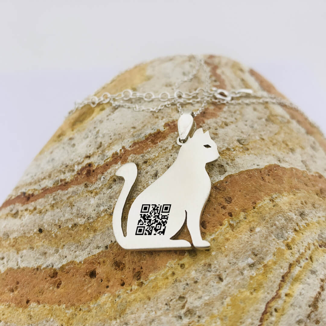 CAT SILVER NECKLACE 3