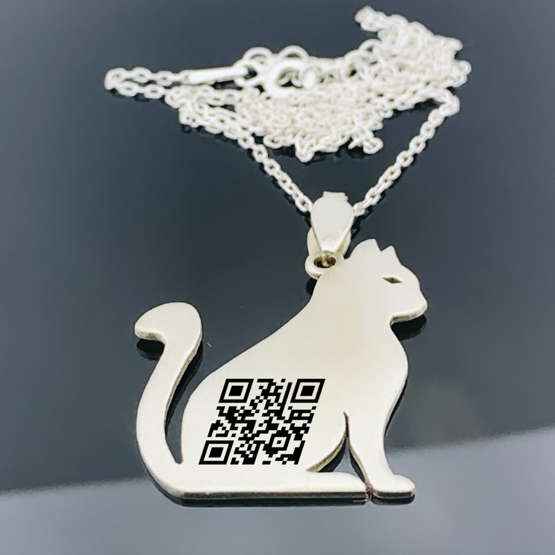 CAT SILVER NECKLACE 3