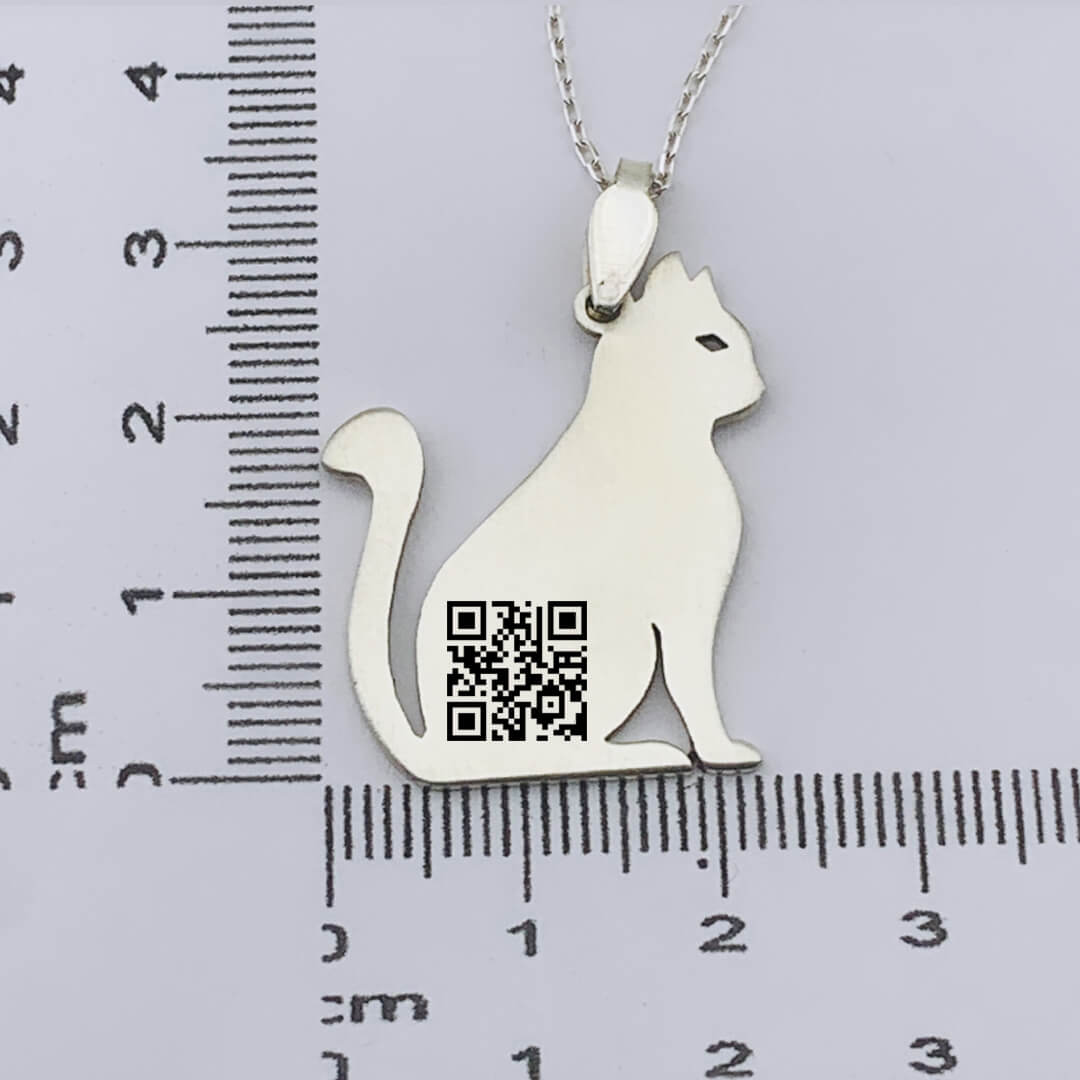 CAT SILVER NECKLACE 3