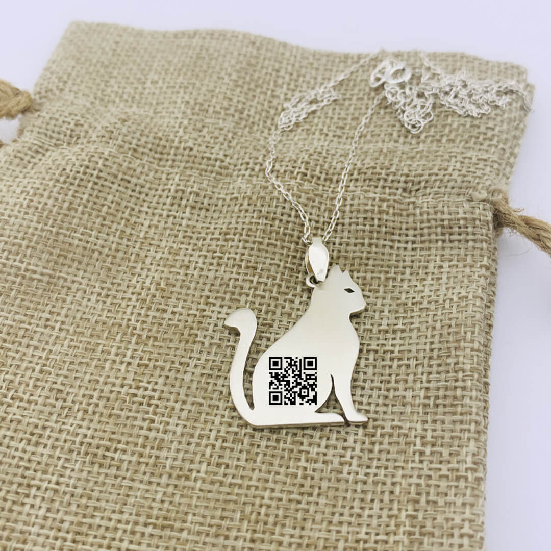 CAT SILVER NECKLACE 3