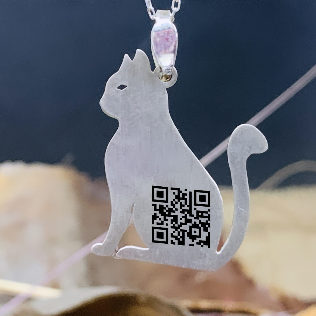 CAT SILVER NECKLACE 3