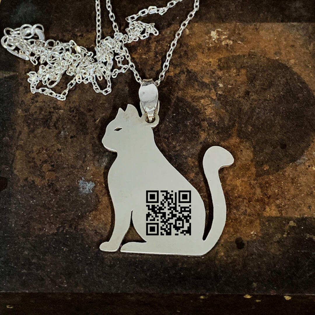 CAT SILVER NECKLACE 3