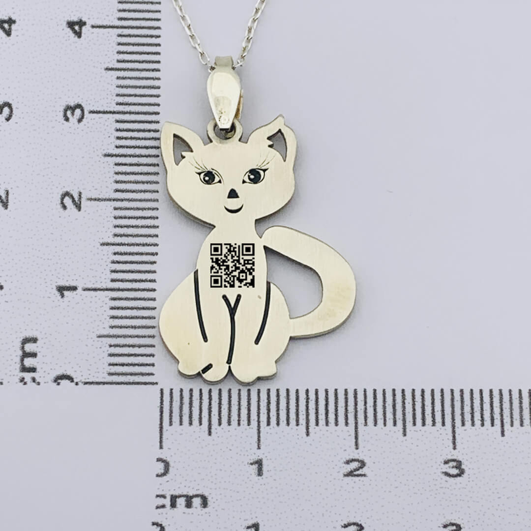 CAT SILVER NECKLACE 4
