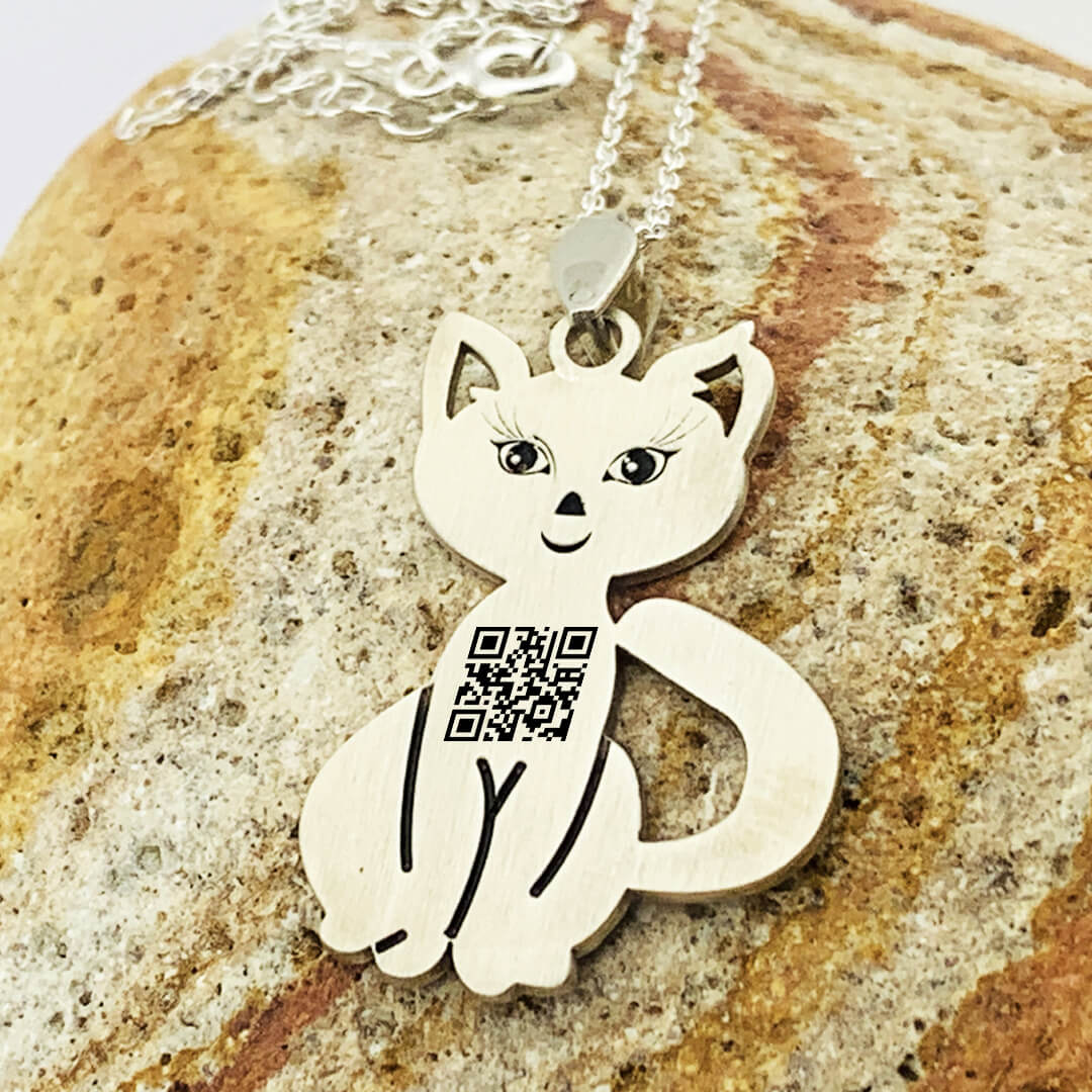 CAT SILVER NECKLACE 4