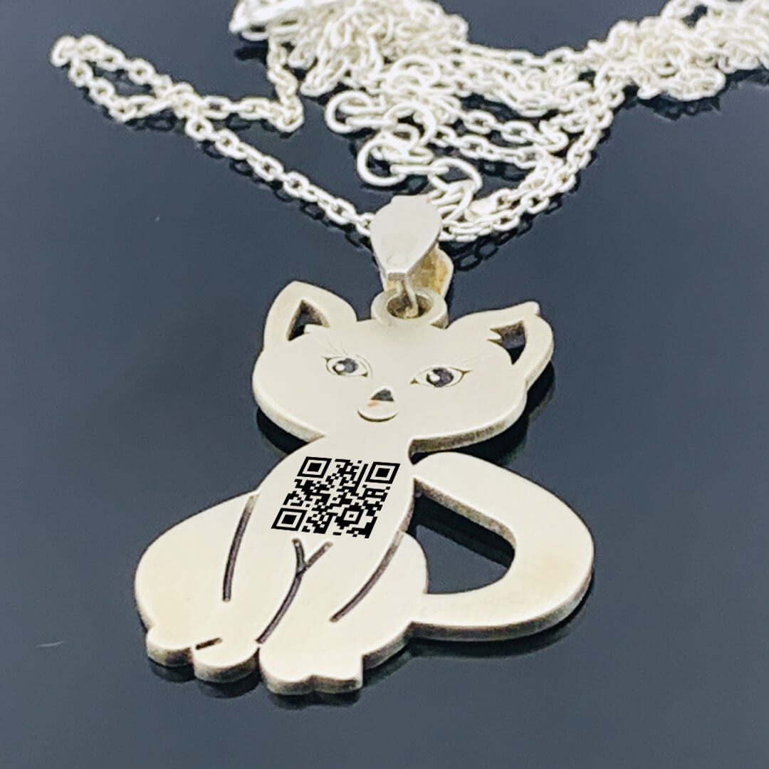 CAT SILVER NECKLACE 4