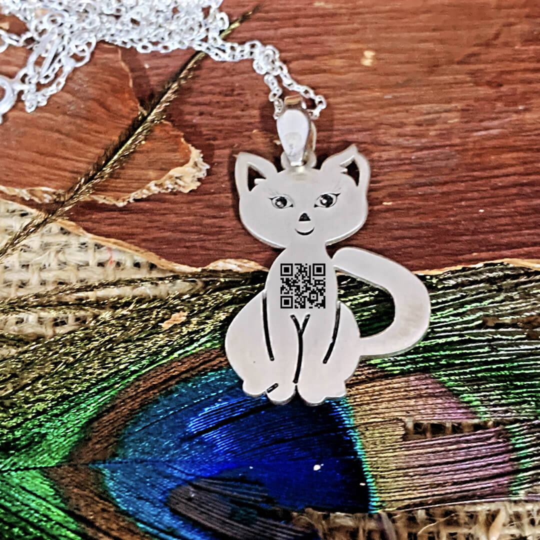 CAT SILVER NECKLACE 4