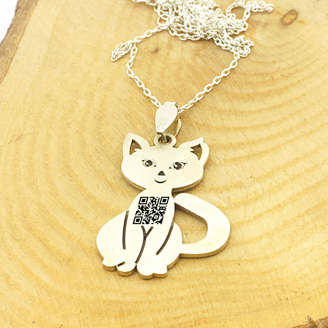 CAT SILVER NECKLACE 4