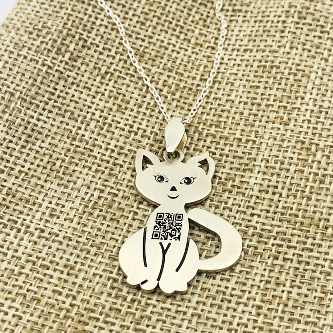 CAT SILVER NECKLACE 4