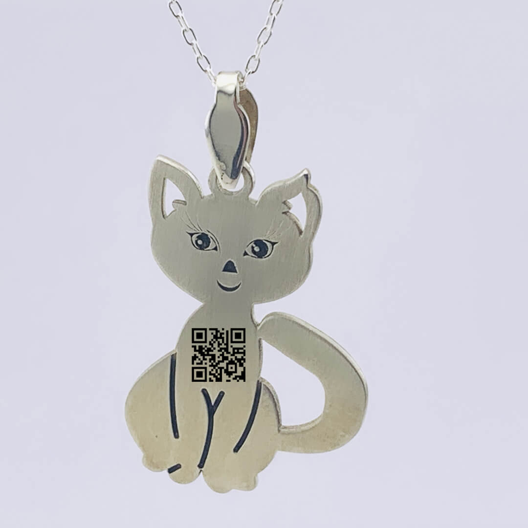 CAT SILVER NECKLACE 4