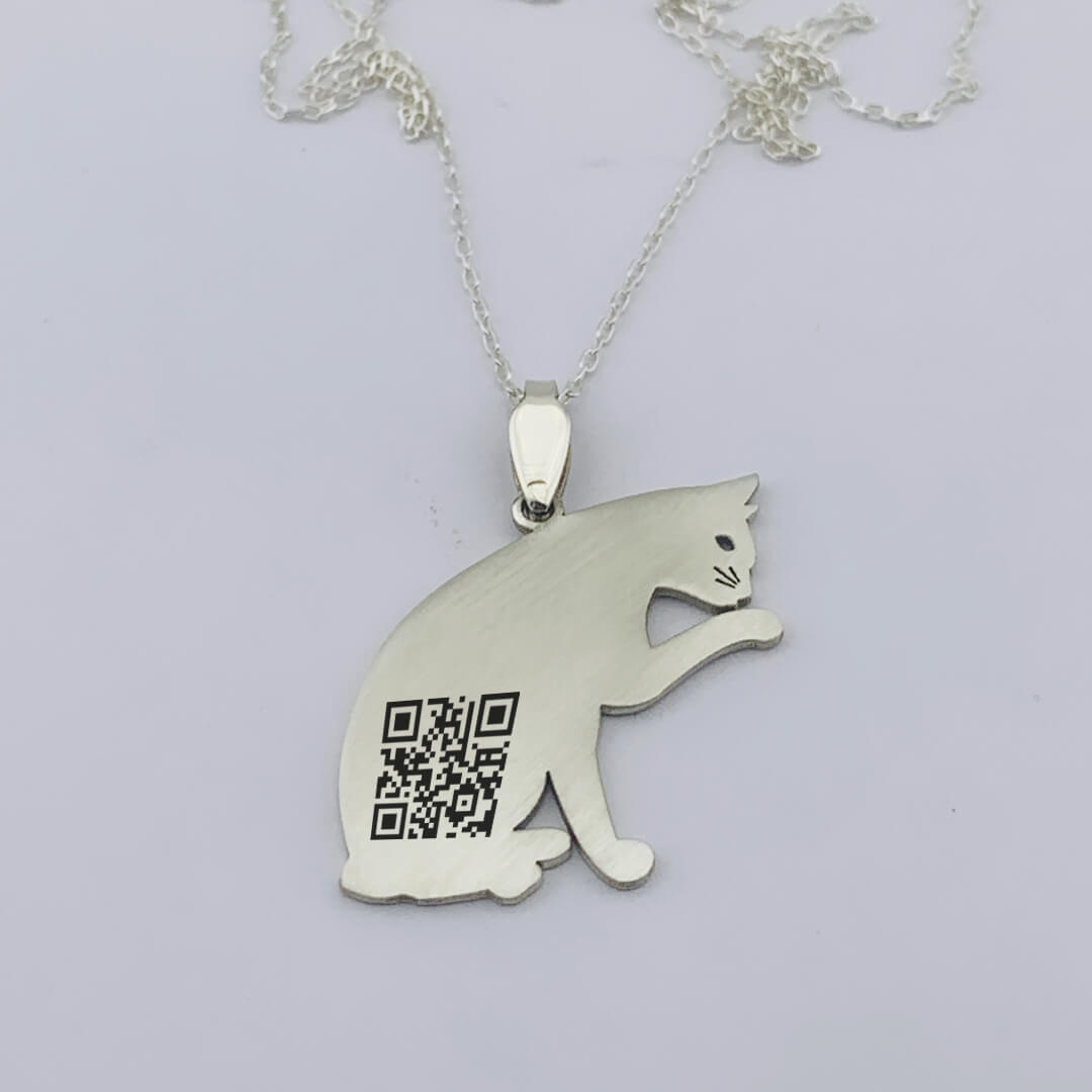 CAT SILVER NECKLACE 5