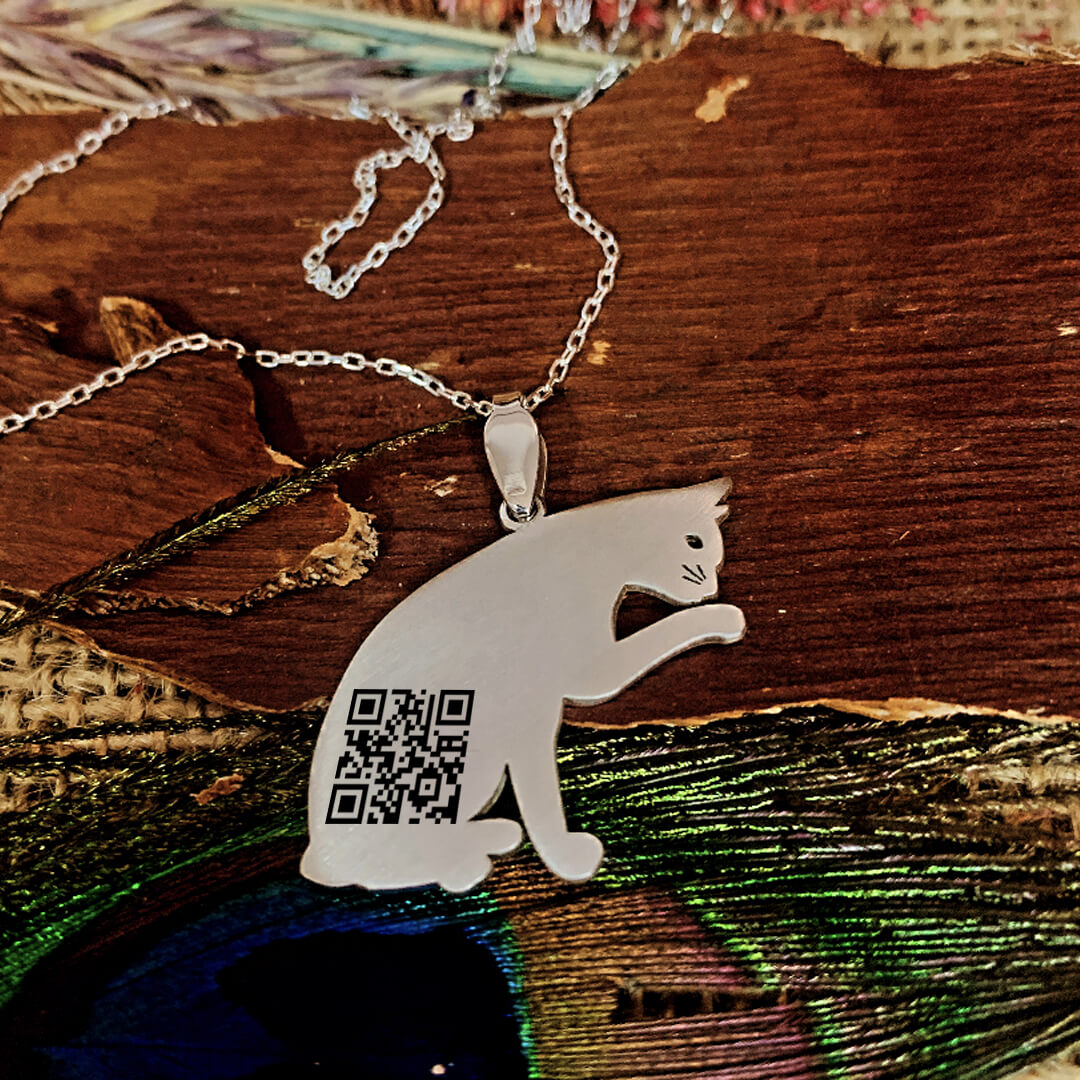 CAT SILVER NECKLACE 5