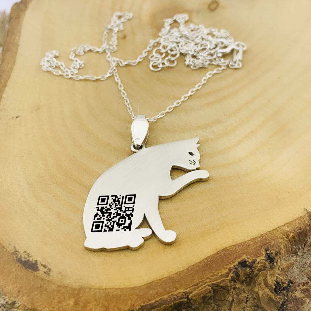 CAT SILVER NECKLACE 5
