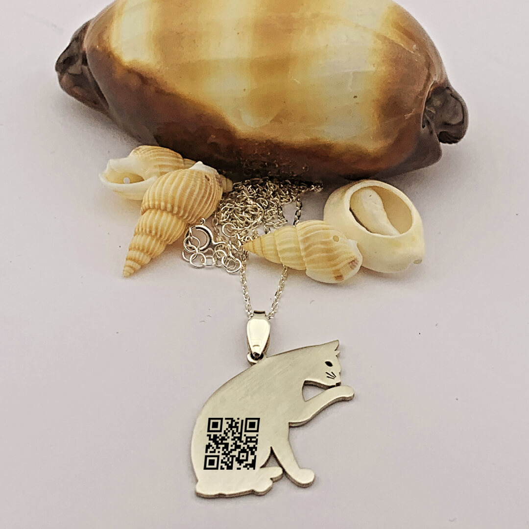 CAT SILVER NECKLACE 5