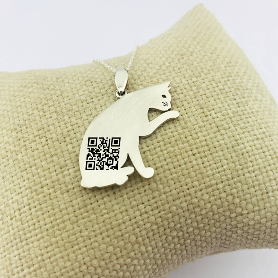 CAT SILVER NECKLACE 5