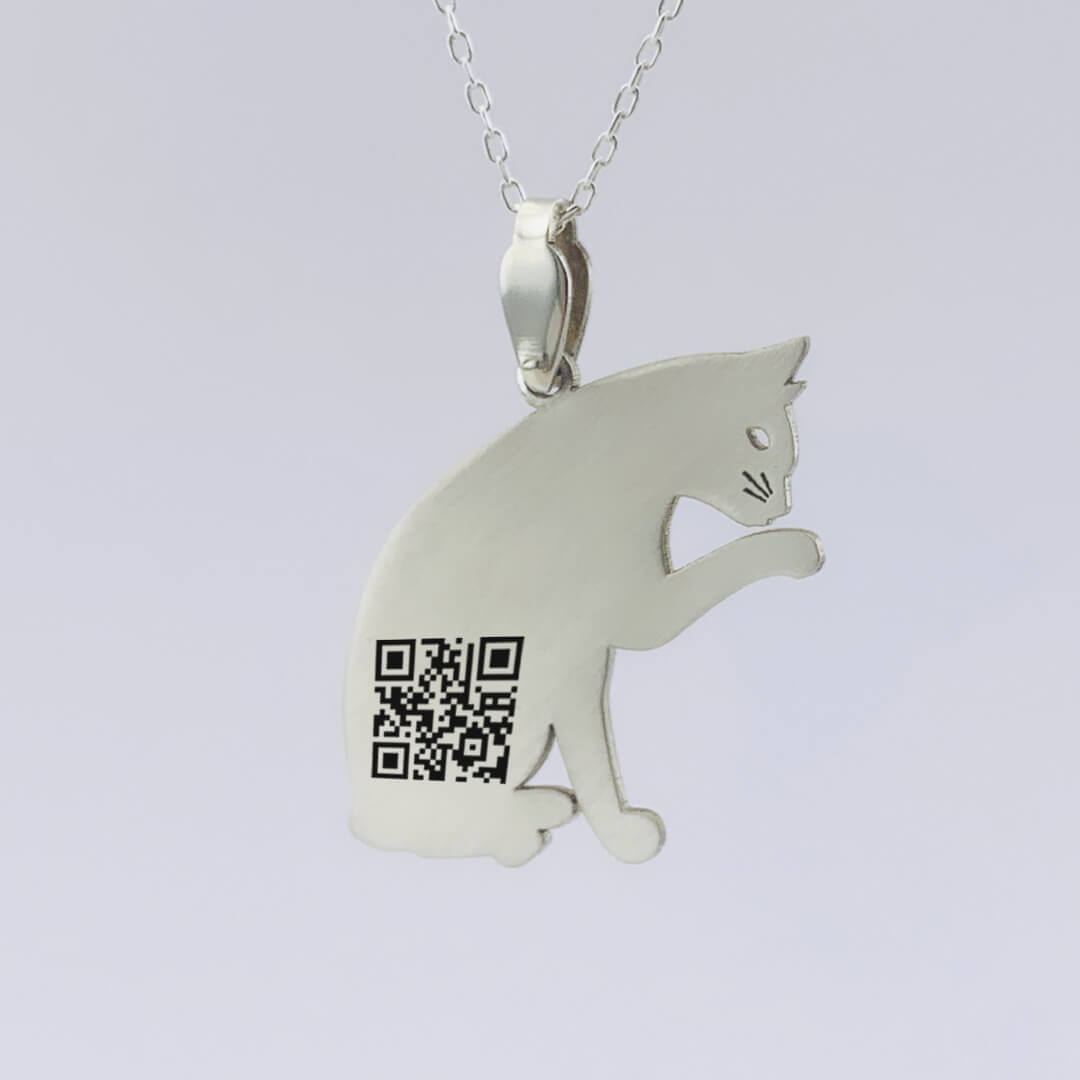 CAT SILVER NECKLACE 5