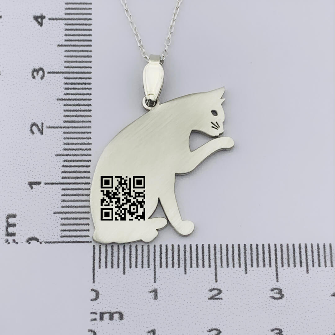 CAT SILVER NECKLACE 5