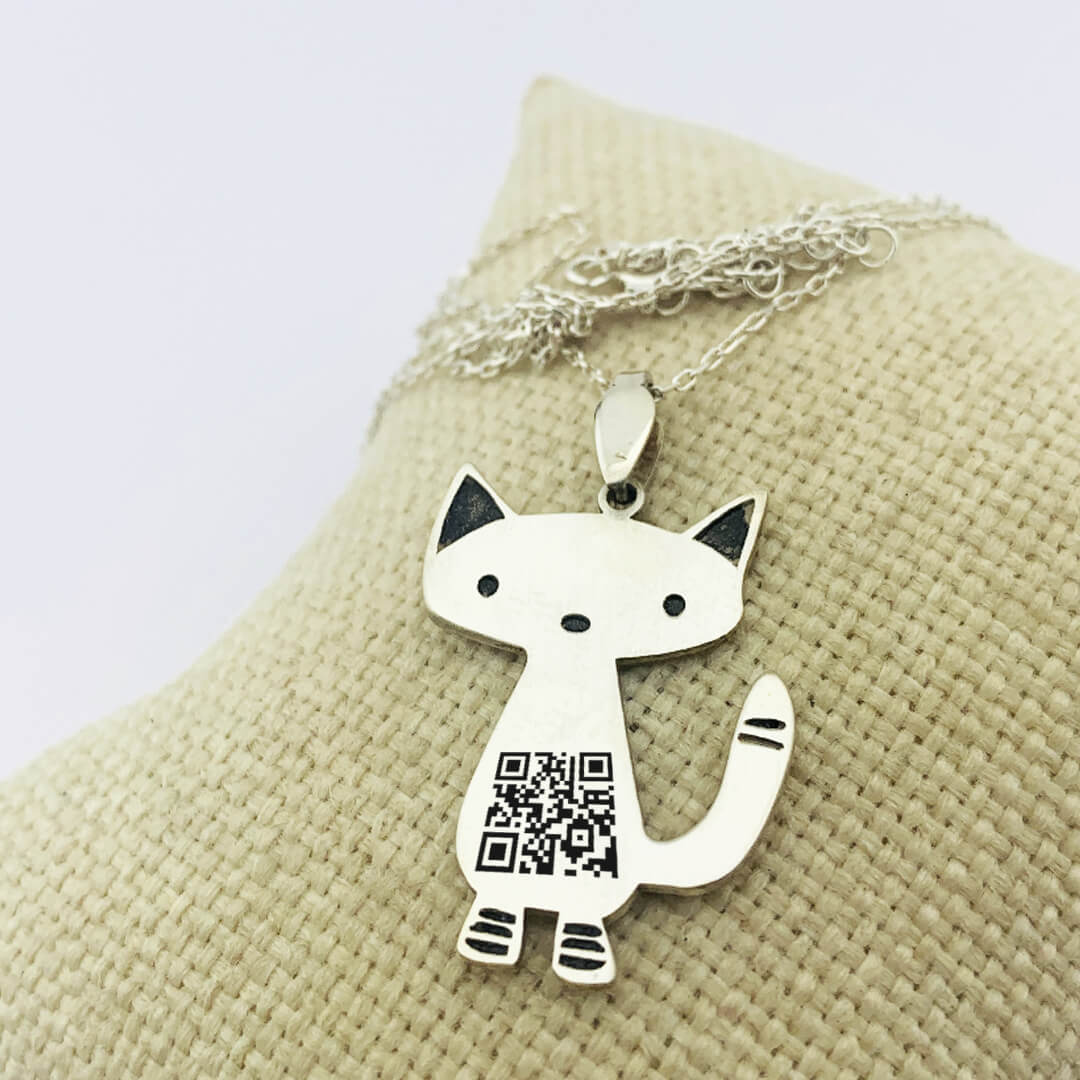 CAT SILVER NECKLACE 6