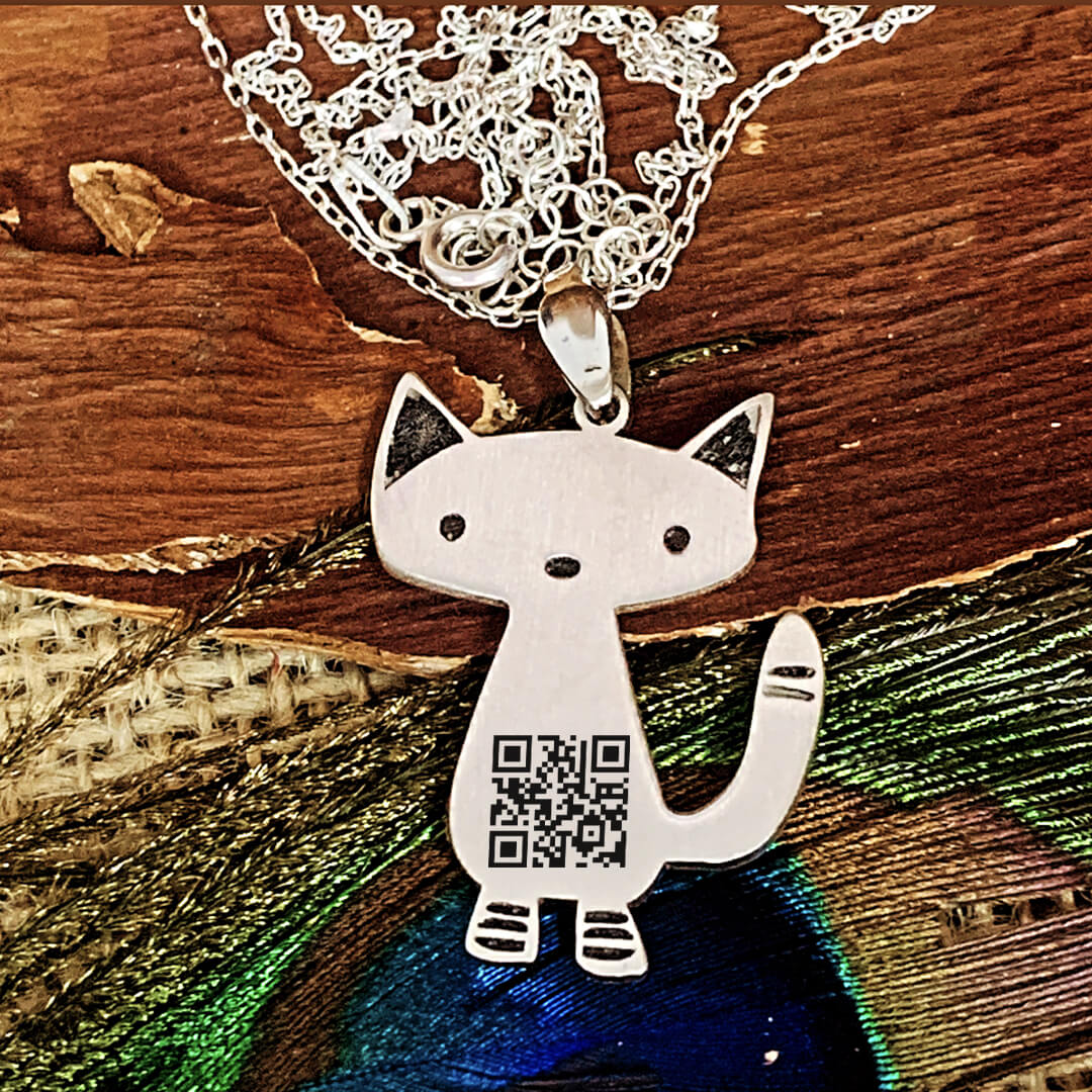 CAT SILVER NECKLACE 6