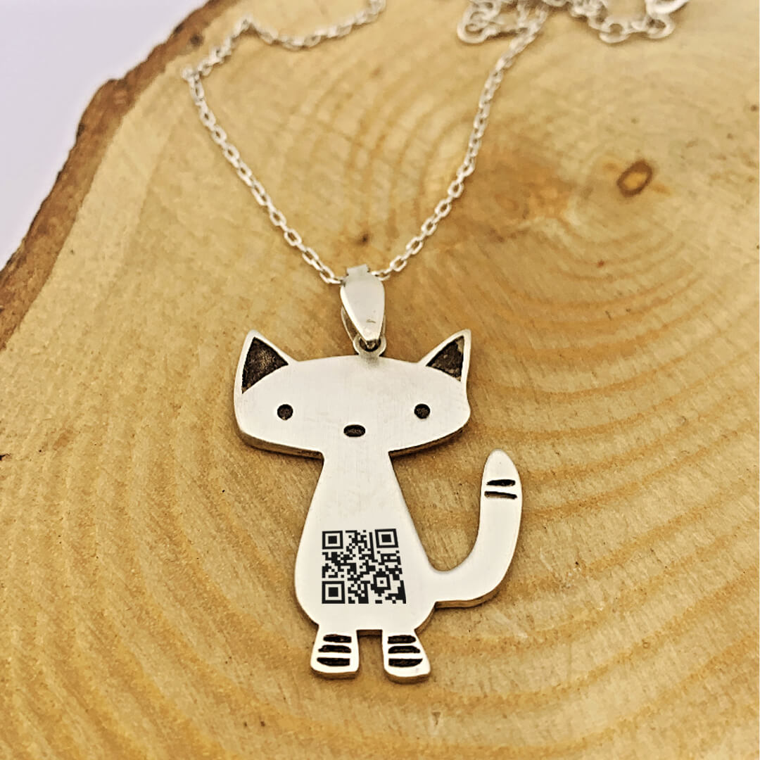 CAT SILVER NECKLACE 6