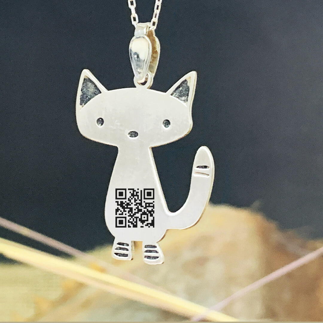 CAT SILVER NECKLACE 6