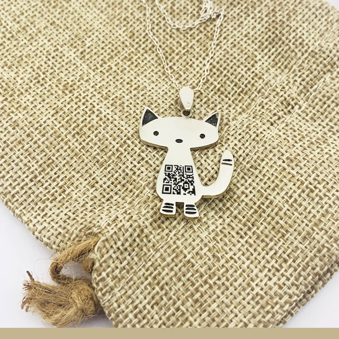 CAT SILVER NECKLACE 6