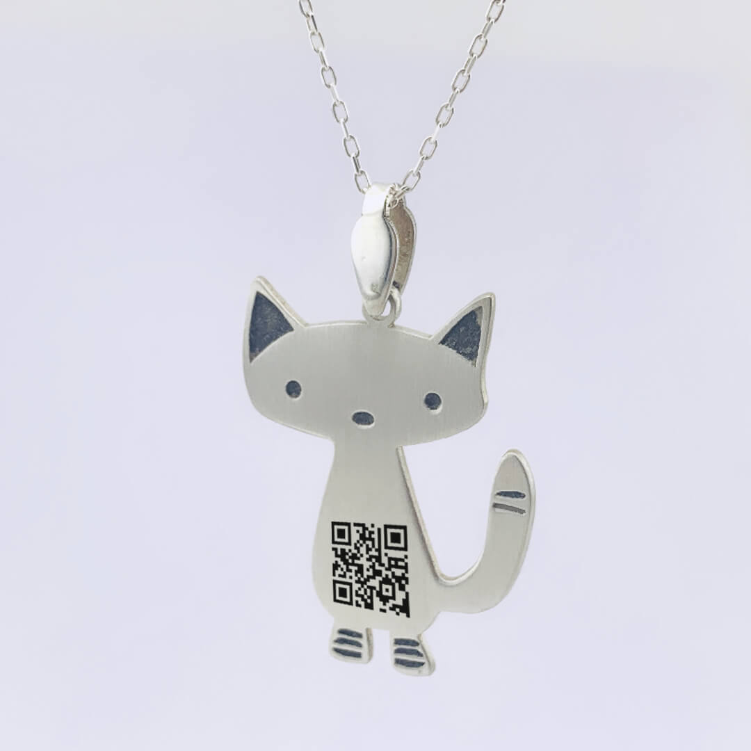 CAT SILVER NECKLACE 6