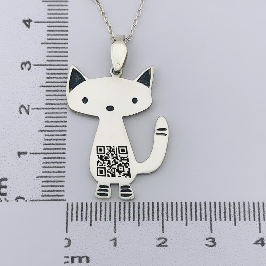 CAT SILVER NECKLACE 6