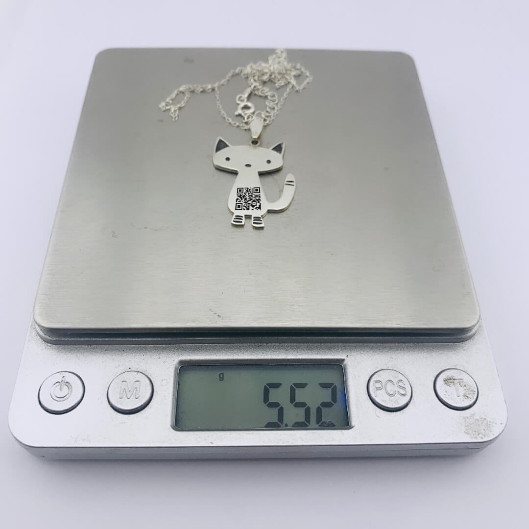 CAT SILVER NECKLACE 6