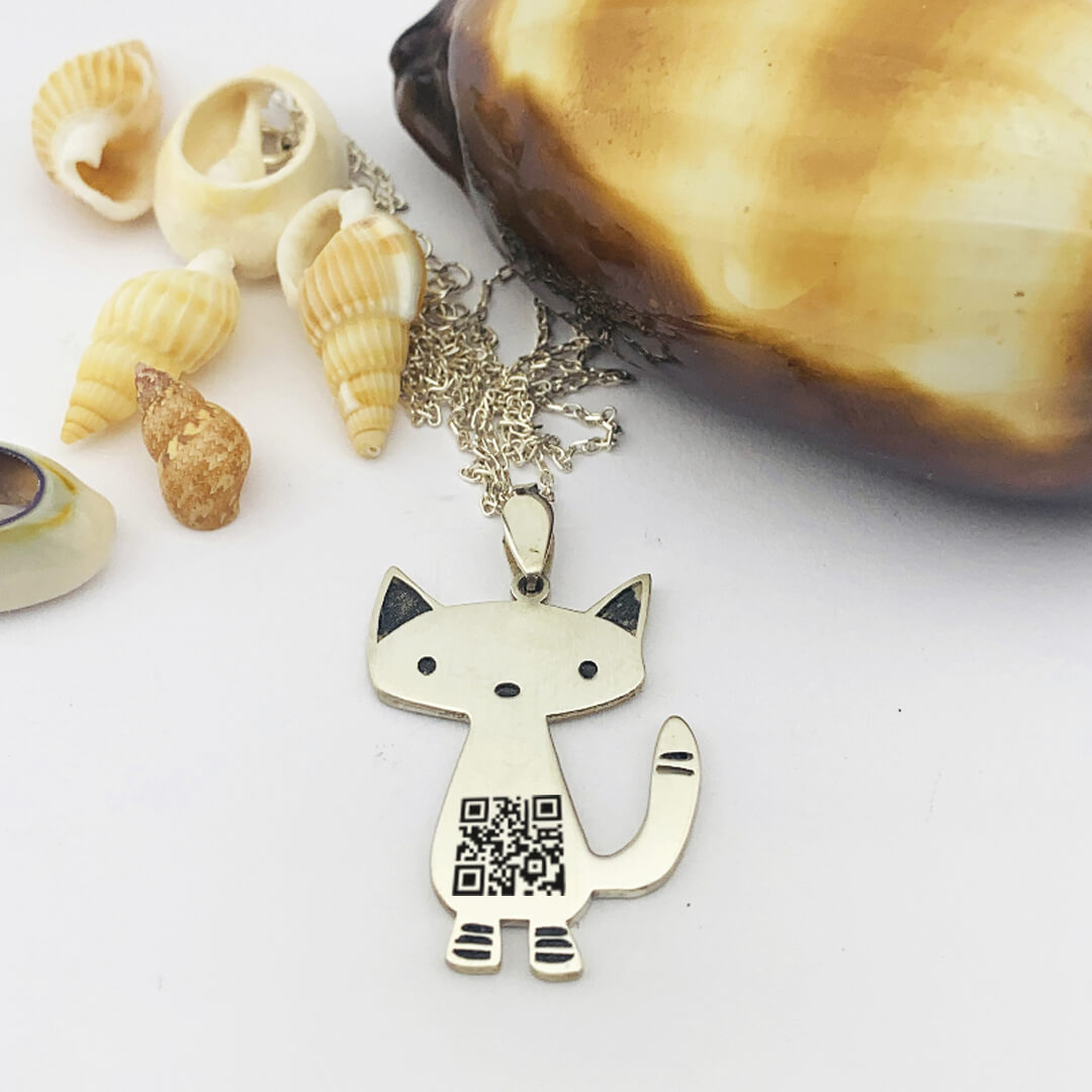 CAT SILVER NECKLACE 6